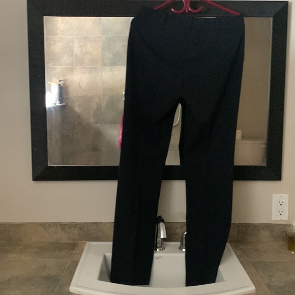 Talbots low rise navy dress pants - Picture 4 of 6